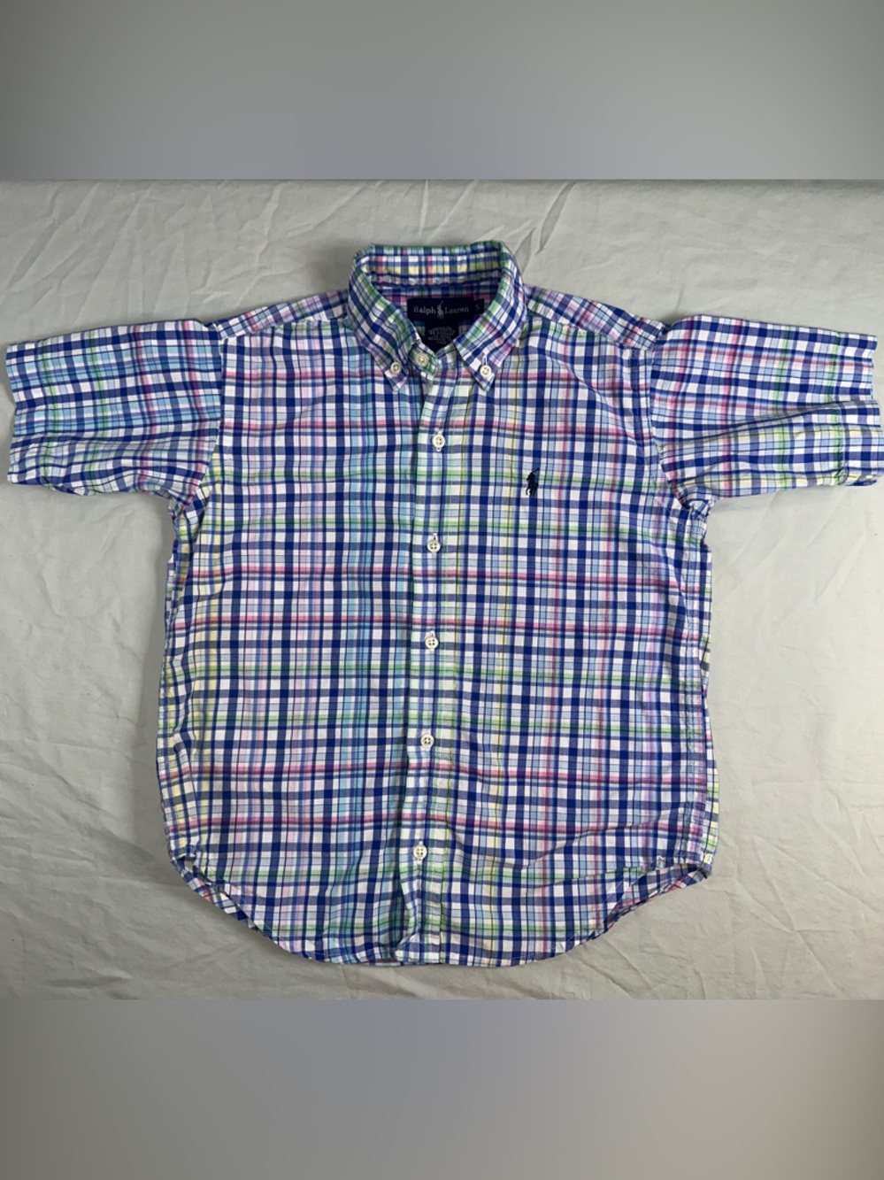 POLO Ralph Lauren Boys Plaid Shirt Size 5
